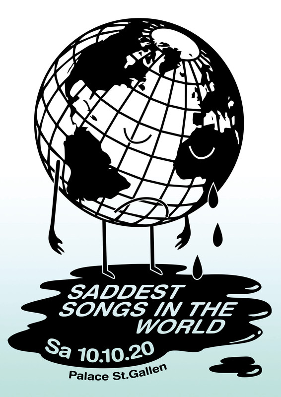 Saddest Songs In The World 2020 By Studio Anna Haas Typo Graphic