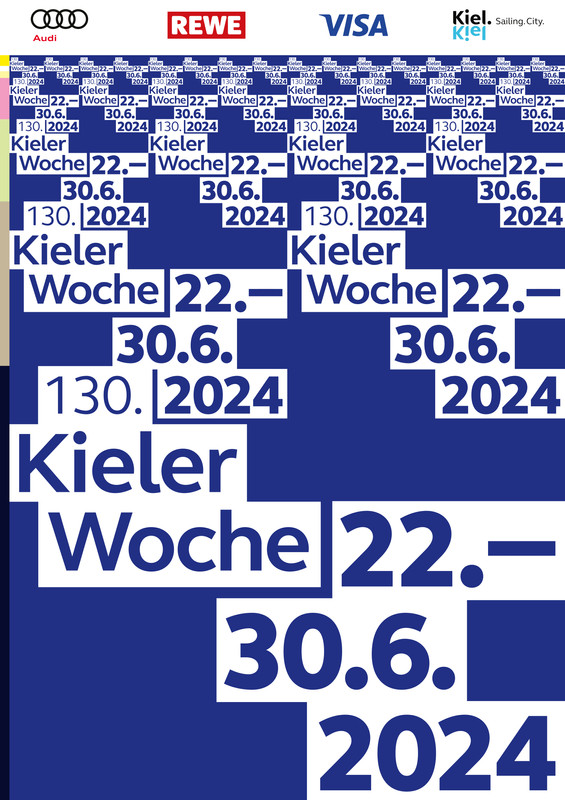 Kieler Woche By Studio Tillack Kn Ll Typo Graphic Posters