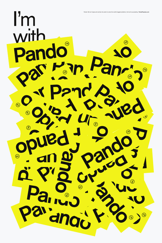 I M With Pando By Braley Design Typo Graphic Posters