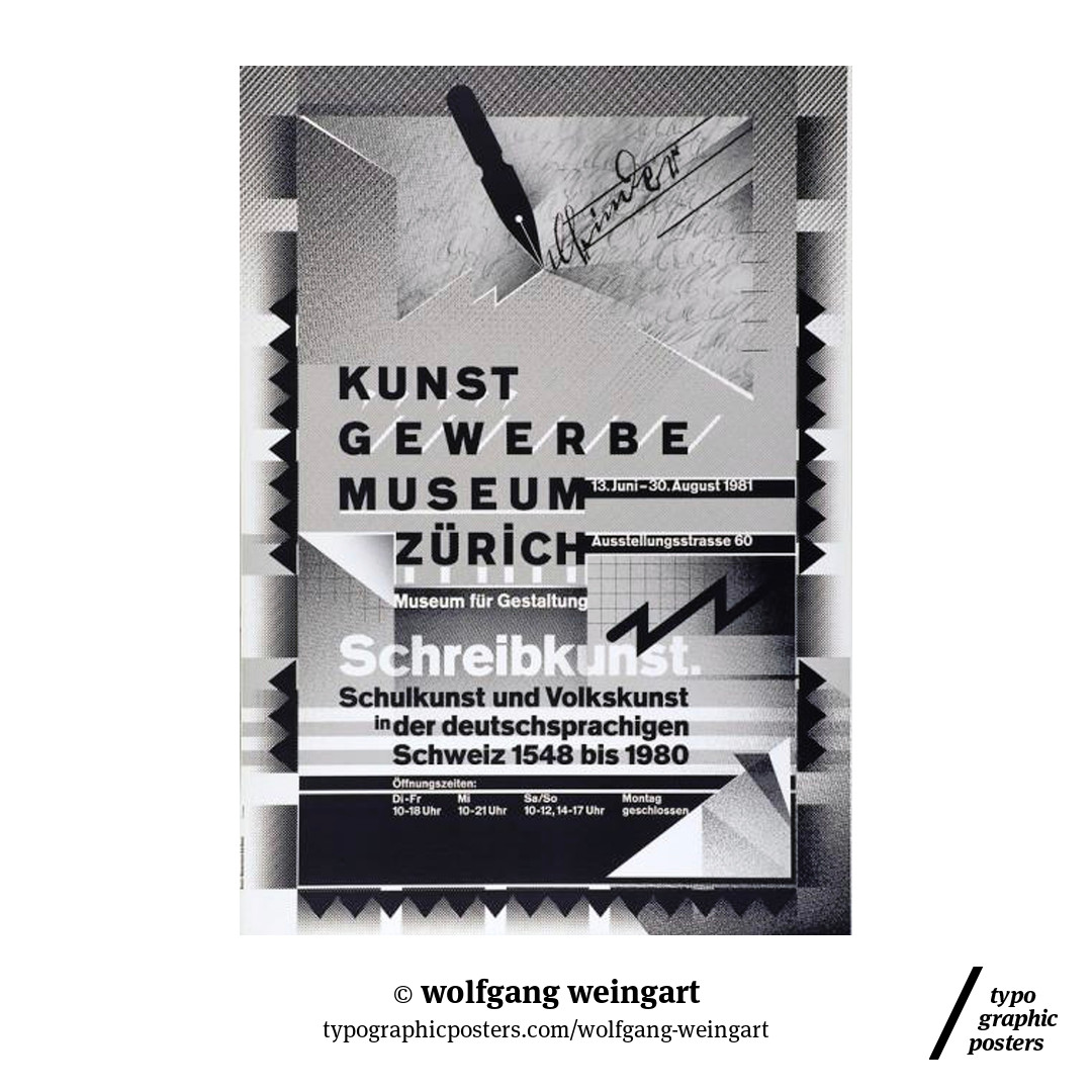10 weingart”, by wolfgang weingart - typo/graphic posters