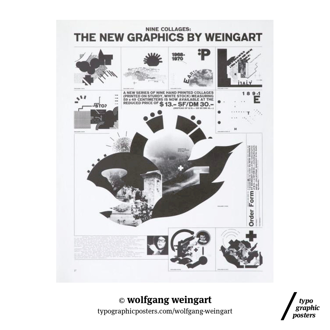 10 weingart”, by wolfgang weingart - typo/graphic posters