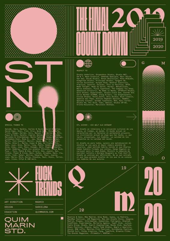 “Quim Marin Studio Trend”, 2020, by quim marin, Spain - typo/graphic ...