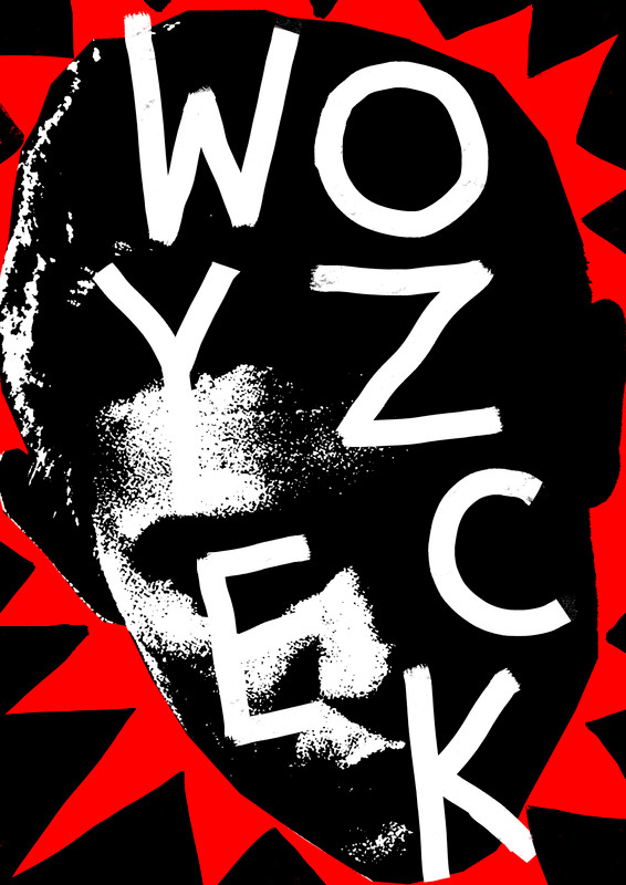 “Woyzeck”, 2019, by Carilla Karahan - typo/graphic posters