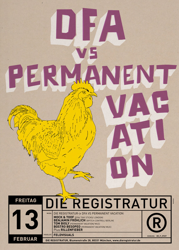 “Die Registraur, in Munich”, 2008, by Designliga typo/graphic posters