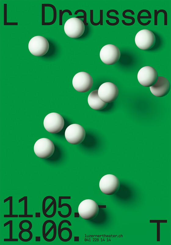 luzerner Theater”, 2016, by Studio Feixen - typo/graphic posters