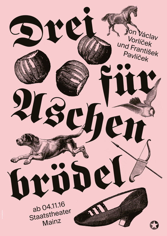 Drei Haselnuesse für Aschenbroedel 2016 by neue gestaltung typo