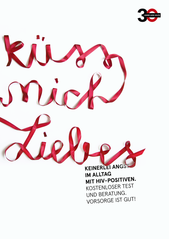 “küss mich Liebes”, 2017, by Sägenvier DesignKommunikation, Austria