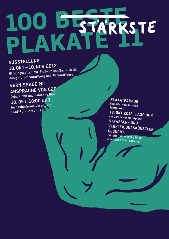 “100 Beste Plakate 11”, 2011, by Sägenvier DesignKommunikation, Austria ...