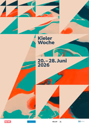 Affiche Vintage WindjammerTreffen Kiel 1980 – Kieler Woche, Format DIN A1